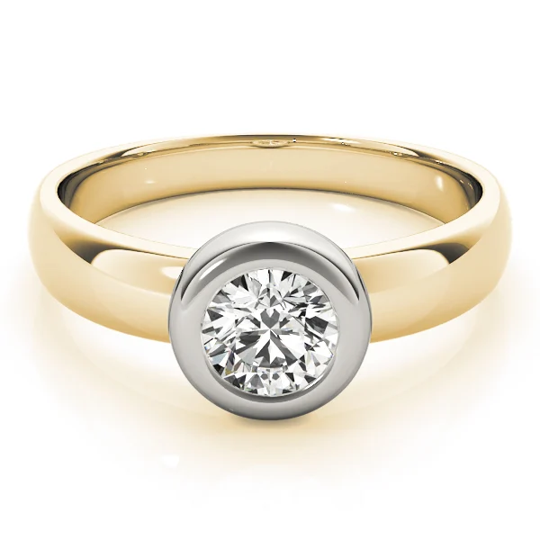Solitaire Bezel Set Engagement Rings - Image 7