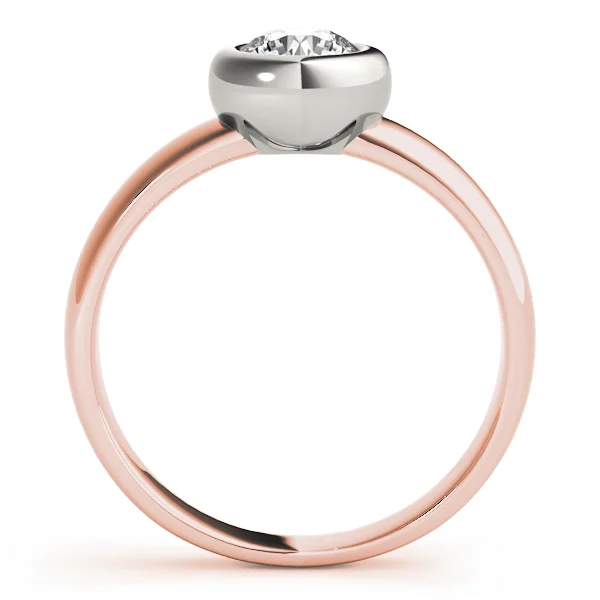 Solitaire Bezel Set Engagement Rings - Image 10