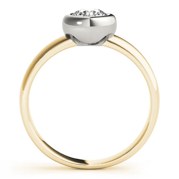 Solitaire Bezel Set Engagement Rings - Image 6