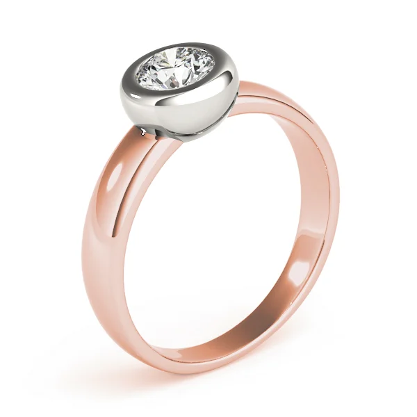 Solitaire Bezel Set Engagement Rings - Image 12