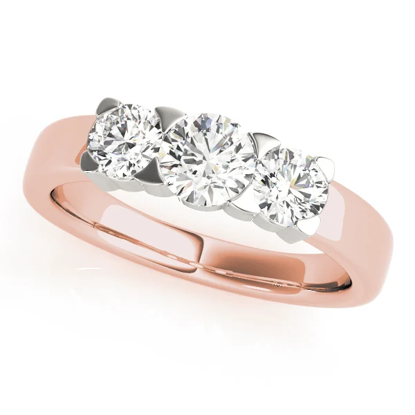 3-Stone Round Engagement Rings - Image 9
