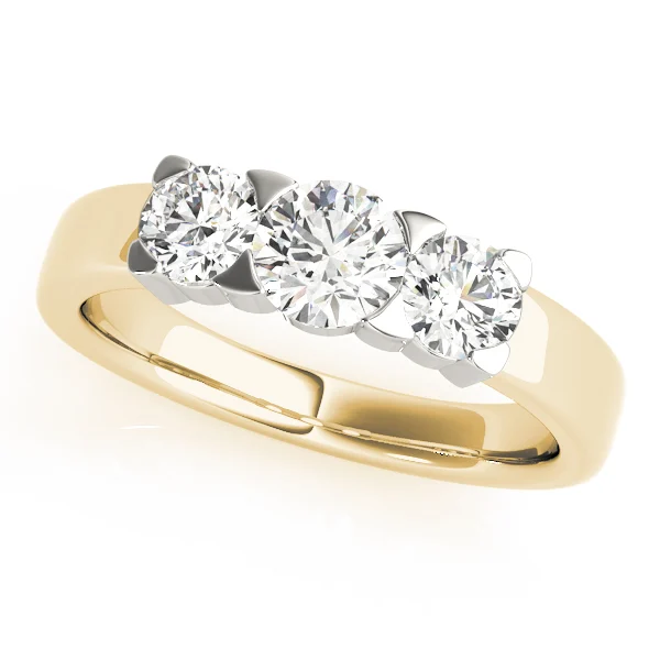 3-Stone Round Engagement Rings - Image 5