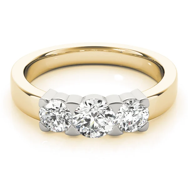 3-Stone Round Engagement Rings - Image 7