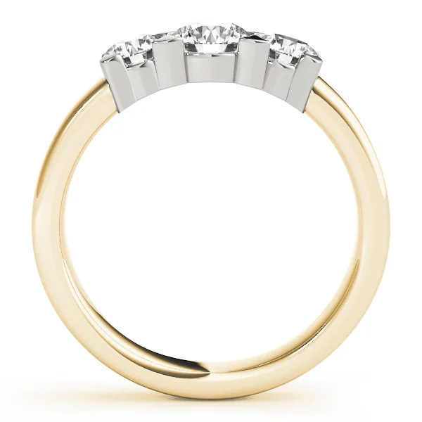 3-Stone Round Engagement Rings - Image 6