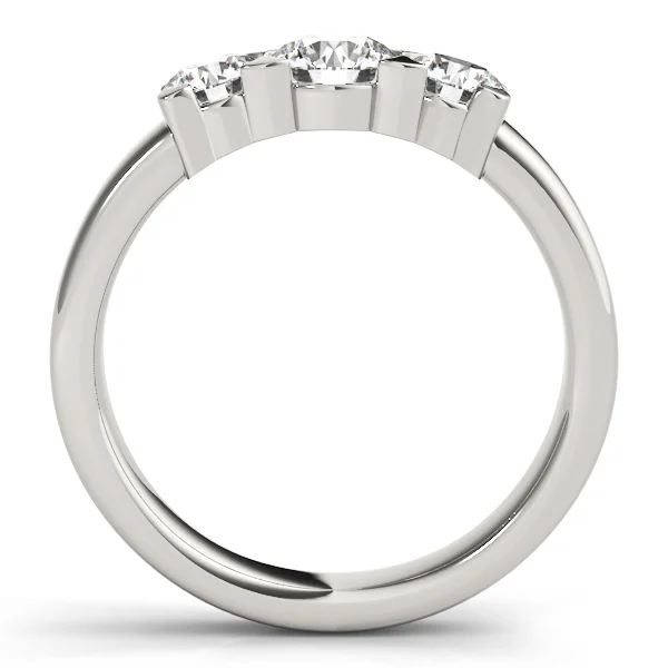 3-Stone Round Engagement Rings - Image 2