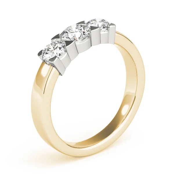 3-Stone Round Engagement Rings - Image 8