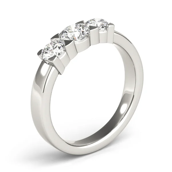 3-Stone Round Engagement Rings - Image 4