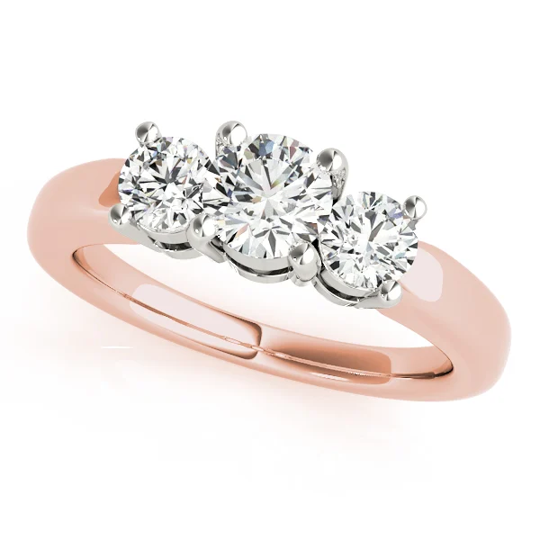 3-Stone Round Engagement Ring - Image 9