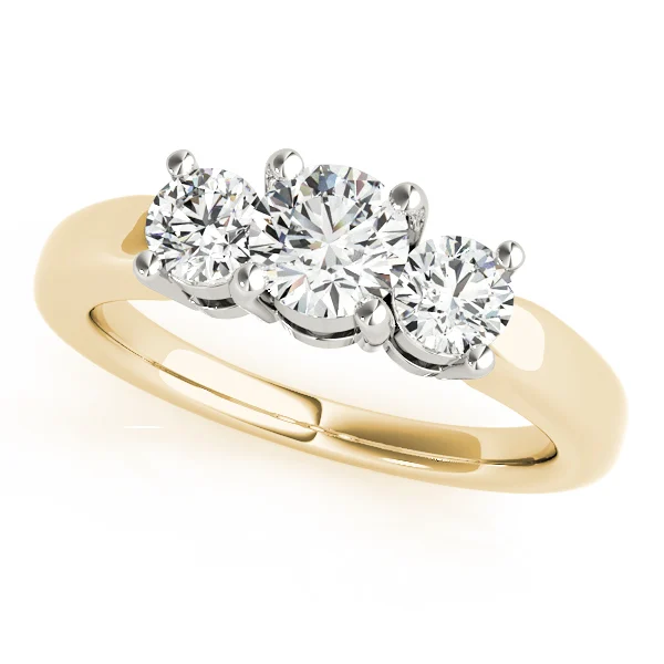 3-Stone Round Engagement Ring - Image 5