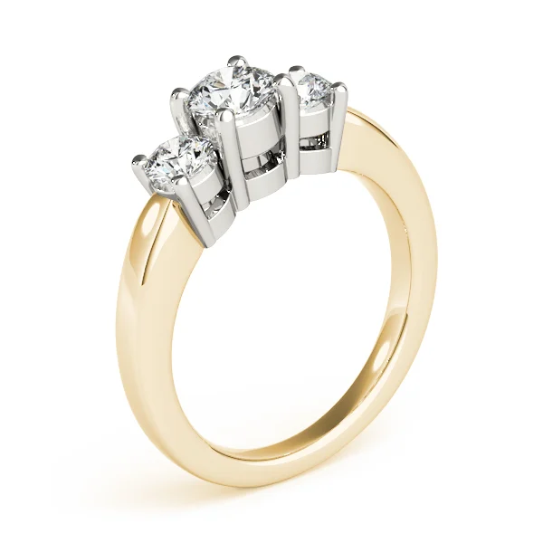 3-Stone Round Engagement Ring - Image 8