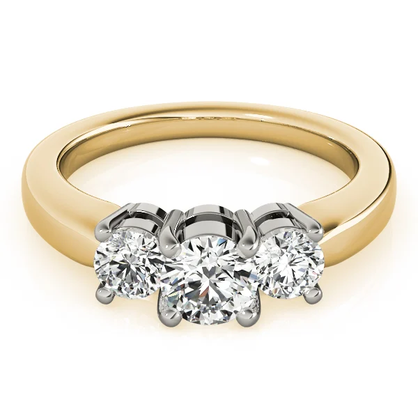 3-Stone Round Engagement Ring - Image 7