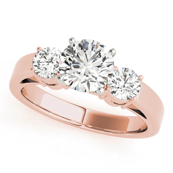 3-Stone Round Engagement Ring - Image 9