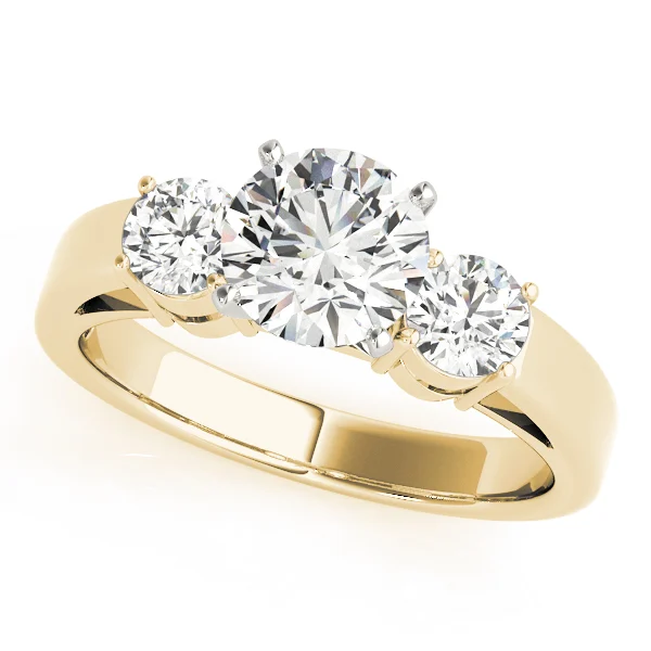 3-Stone Round Engagement Ring - Image 5
