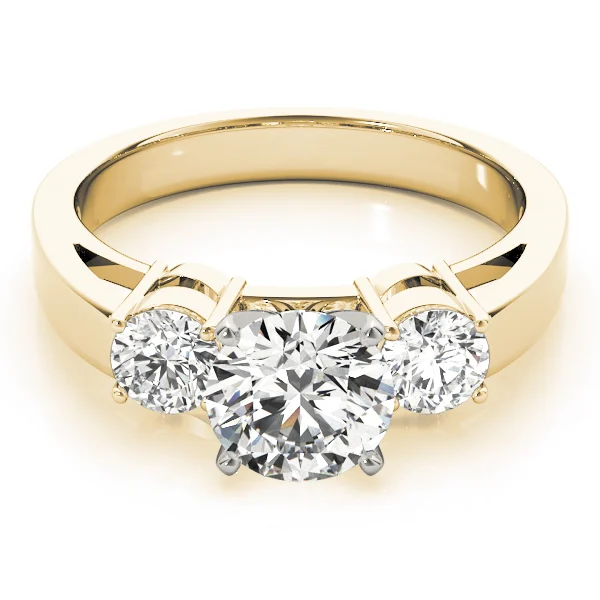 3-Stone Round Engagement Ring - Image 7