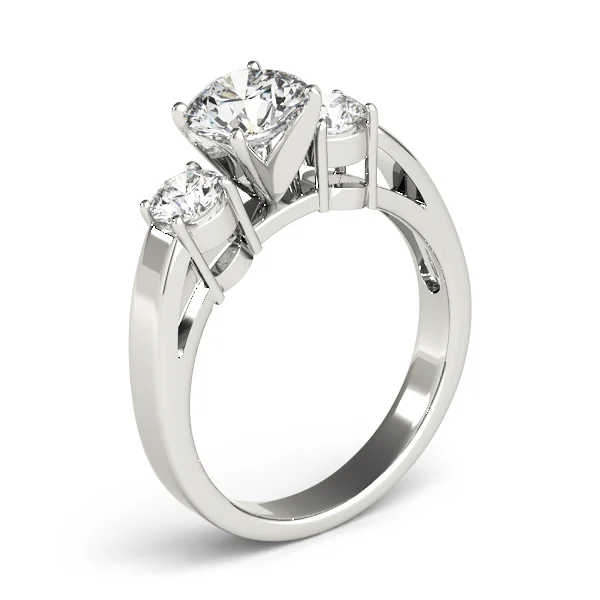 3-Stone Round Engagement Ring - Image 4