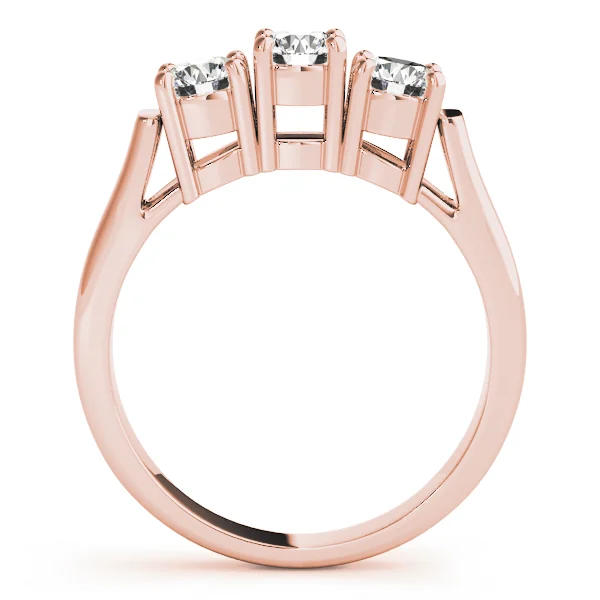 3-Stone Prong Set Wedding Bands - Image 10