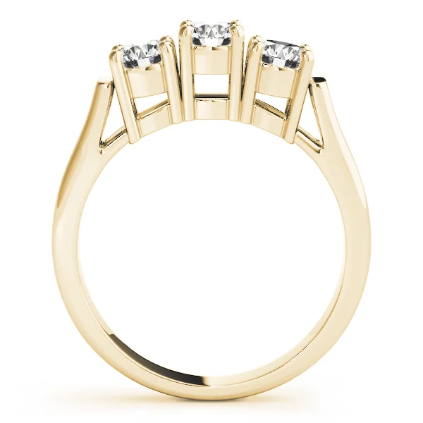 3-Stone Prong Set Wedding Bands - Image 6