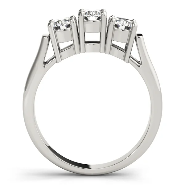 3-Stone Prong Set Wedding Bands - Image 2