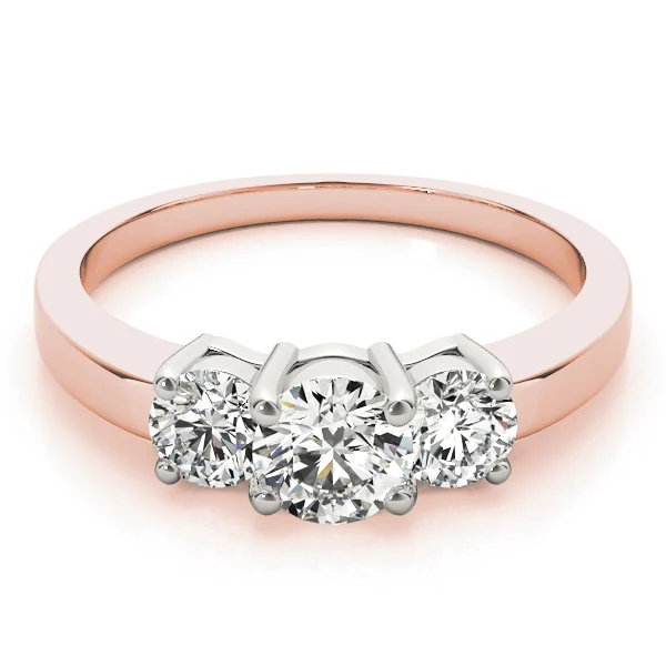 ENGAGEMENT RINGS 3 STONE ROUND - Image 11