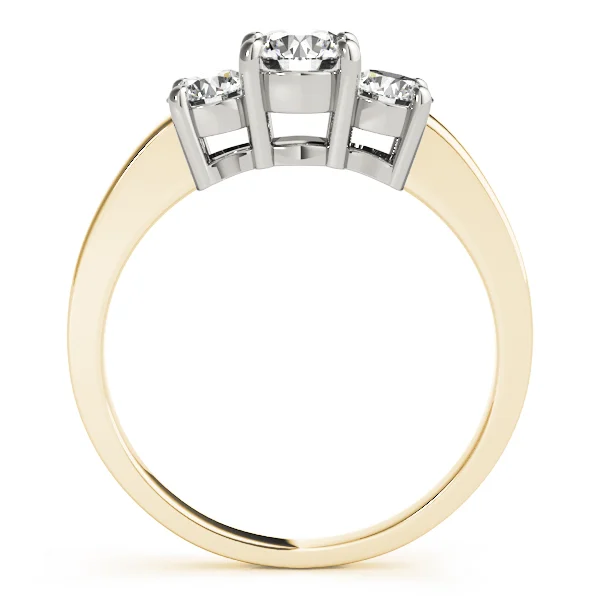 ENGAGEMENT RINGS 3 STONE ROUND - Image 6