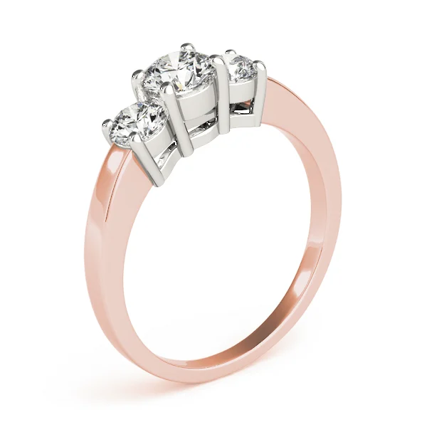 ENGAGEMENT RINGS 3 STONE ROUND - Image 12