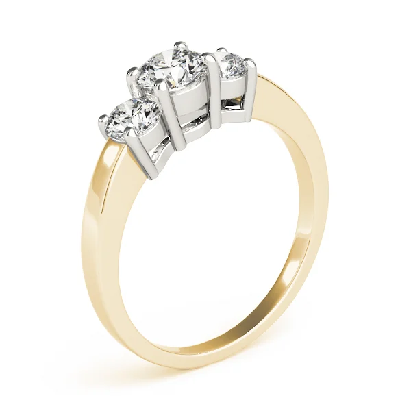 ENGAGEMENT RINGS 3 STONE ROUND - Image 8