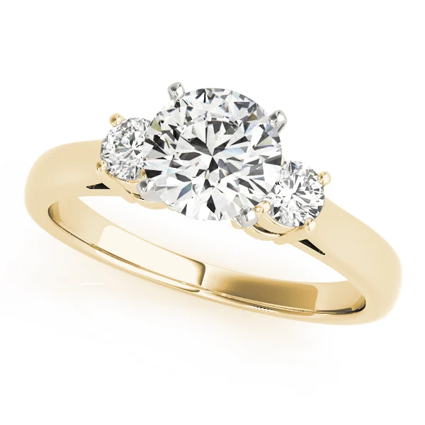 3-Stone Round Engagement Ring - Image 5