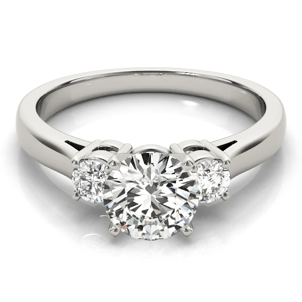 3-Stone Round Engagement Ring - Image 3