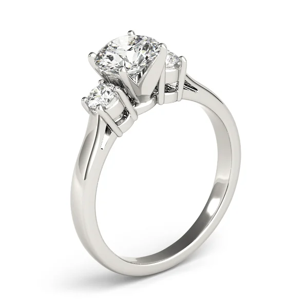 3-Stone Round Engagement Ring - Image 4