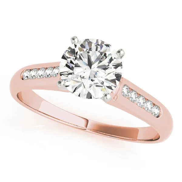 Channel Set Single Row Engagement Ring - Image 9