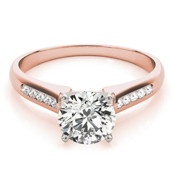 Channel Set Single Row Engagement Ring - Image 11