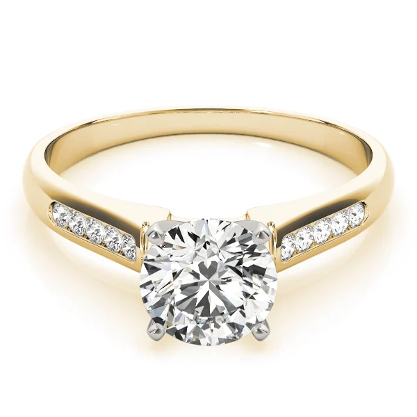 Channel Set Single Row Engagement Ring - Image 7