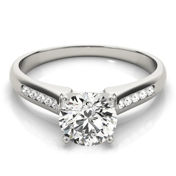 Channel Set Single Row Engagement Ring - Image 3