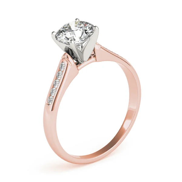 Channel Set Single Row Engagement Ring - Image 12