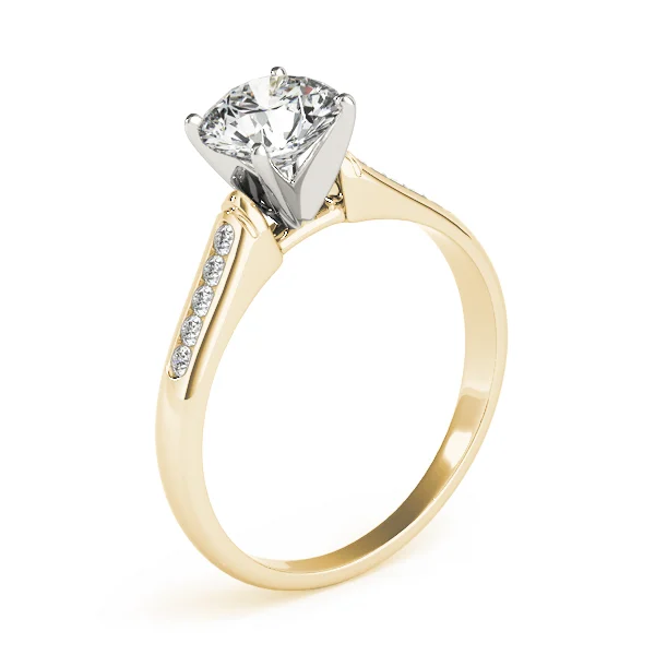 Channel Set Single Row Engagement Ring - Image 8