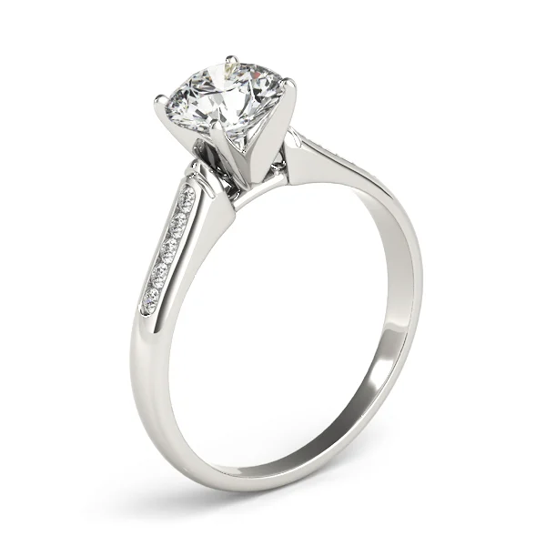 Channel Set Single Row Engagement Ring - Image 4