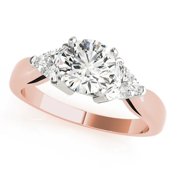 3-Stone Trillion Shape Engagement Rings - Image 9