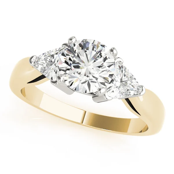 3-Stone Trillion Shape Engagement Rings - Image 5