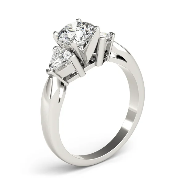 3-Stone Trillion Shape Engagement Rings - Image 4