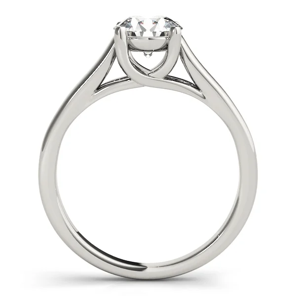 Round Trellis Solitaire Engagement Ring - Image 2