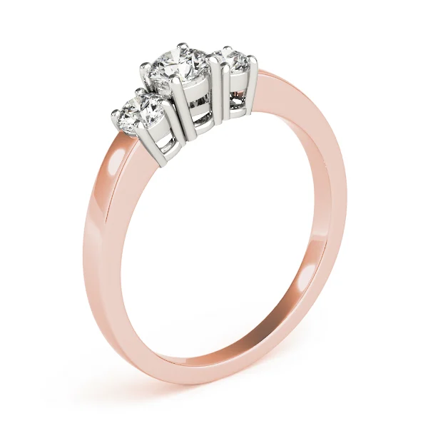 3-Stone Round Prong Set Engagement Rings - Image 12