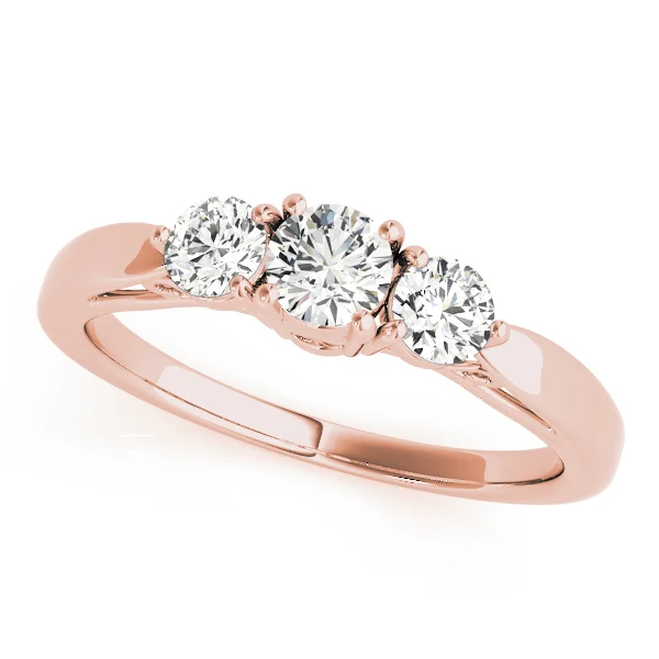 3-Stone Prong Set Engagement Rings - Image 9
