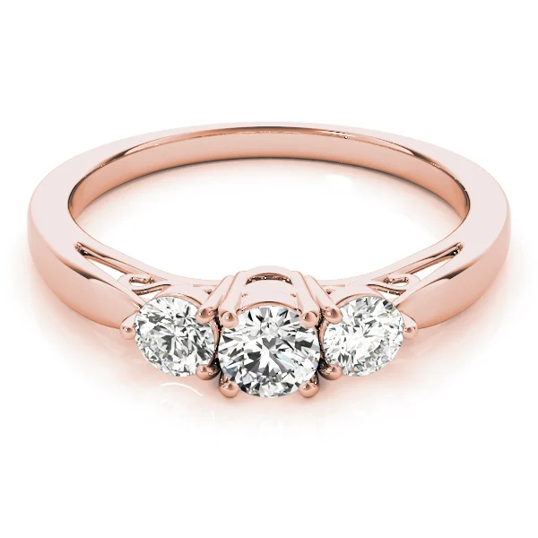 3-Stone Prong Set Engagement Rings - Image 11