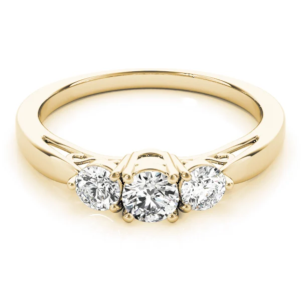 3-Stone Prong Set Engagement Rings - Image 7