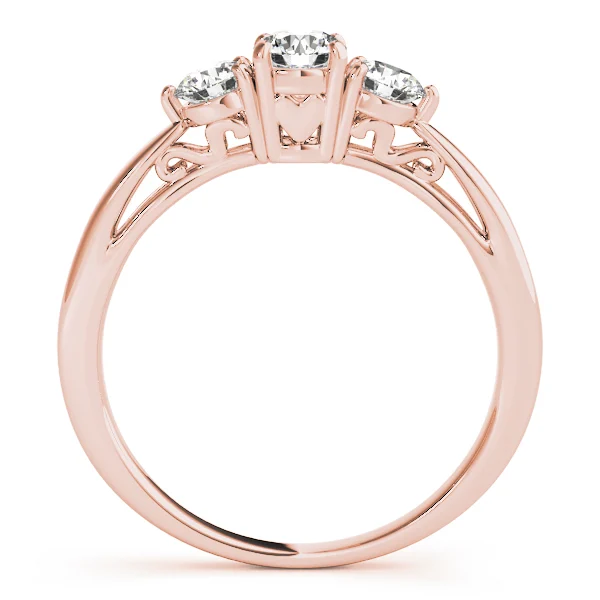 3-Stone Prong Set Engagement Rings - Image 10