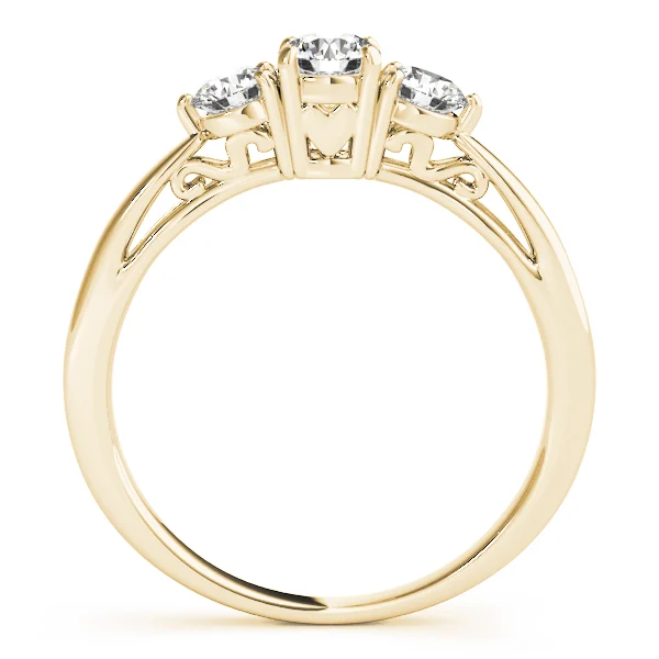 3-Stone Prong Set Engagement Rings - Image 6