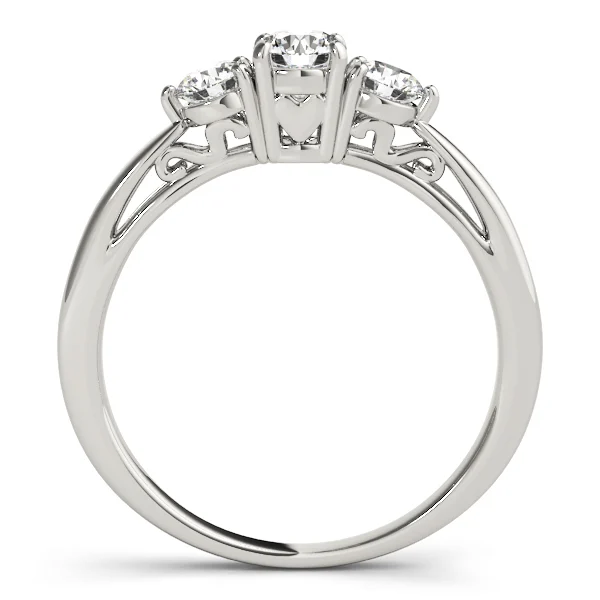3-Stone Prong Set Engagement Rings - Image 2