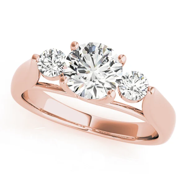 3-Stone Trellis Engagement Ring - Image 9