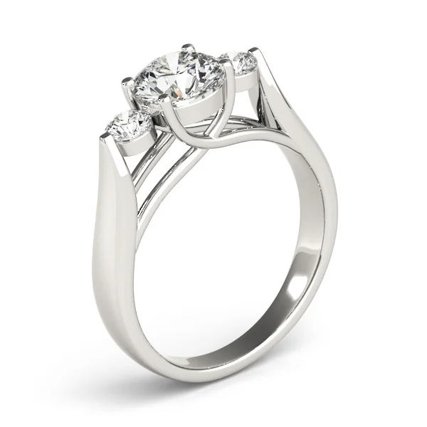 3-Stone Trellis Engagement Ring - Image 4