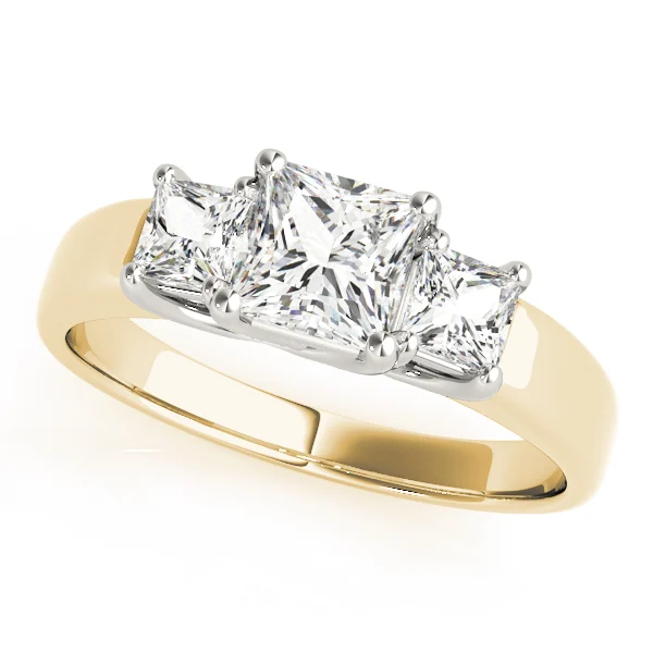 ENGAGEMENT RINGS 3 STONE PRINCESS - Image 5